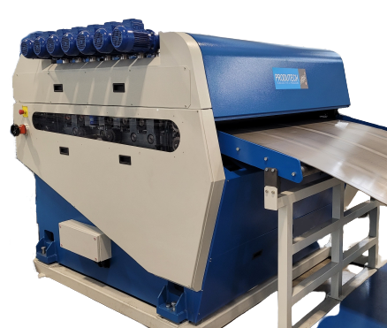 Raddrizzatrice nastro metallico