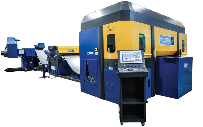 impianto taglio laser combinato