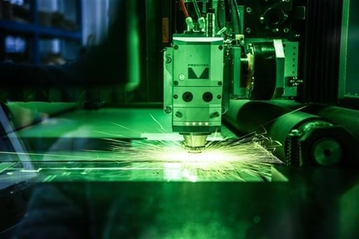 coil fed laser cutting